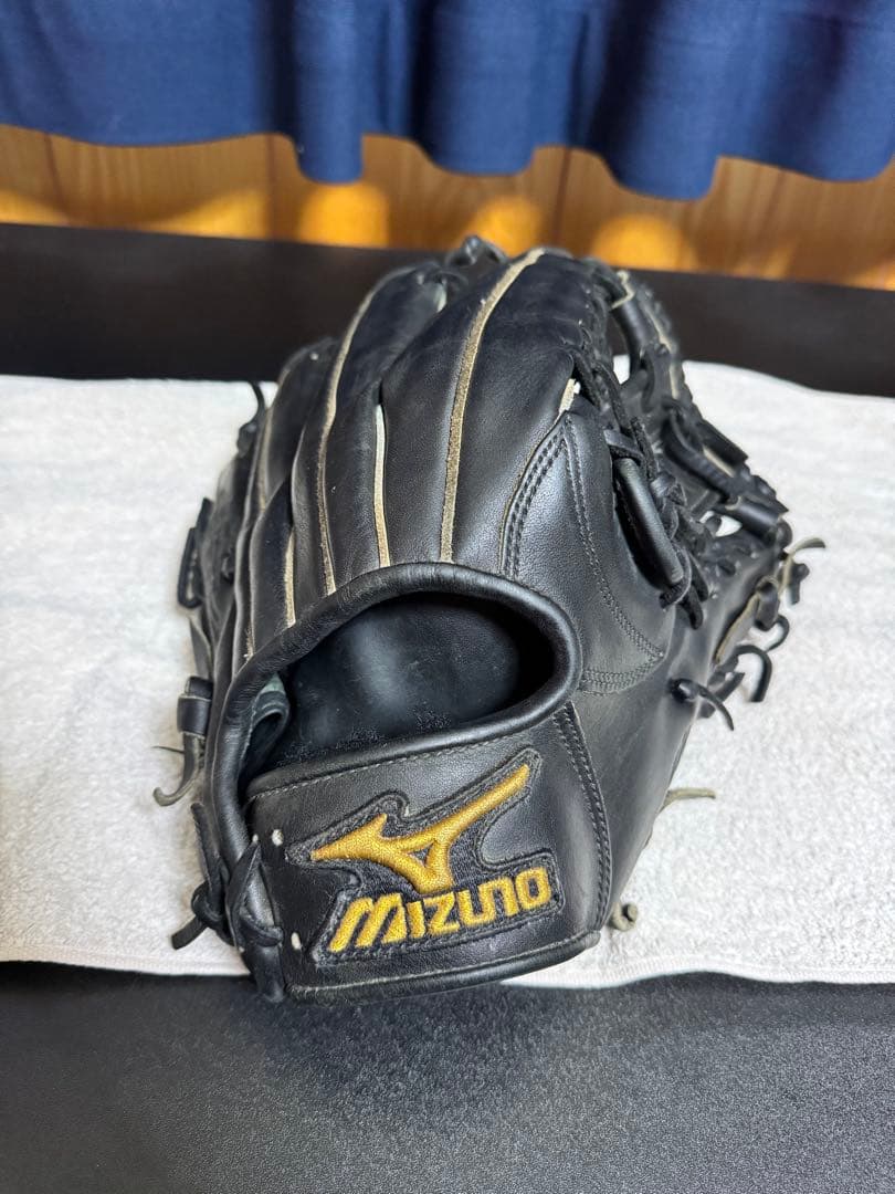 Mizuno pro 硬式野球グローブ 黒　おまけ付き