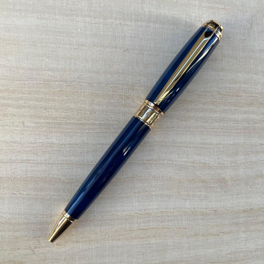 デュポン ラインD アトリエ ブルーナチュラルラッカー ボールペン