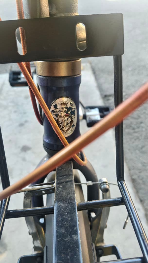ハードクイーン 折りたたみ自転車 ネイビー