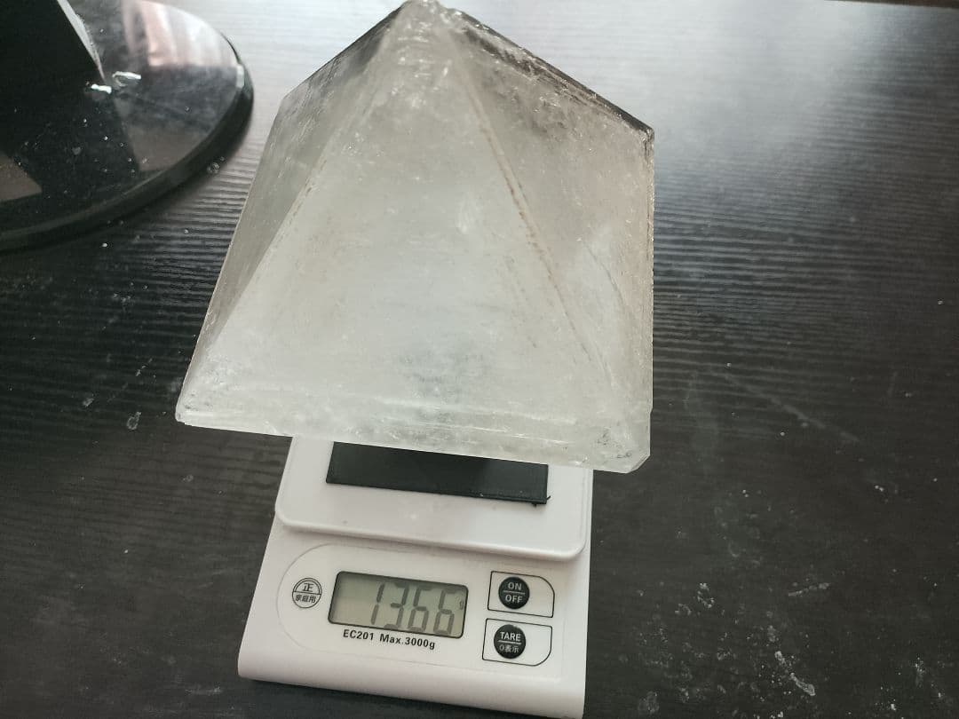 ミョウバンの結晶1366g12cm