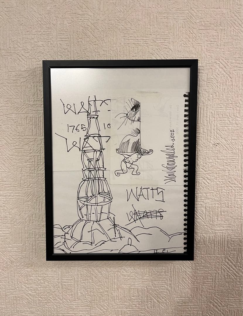 Mark Gonzales マークゴンザレス GONZ 原画 2002年製作