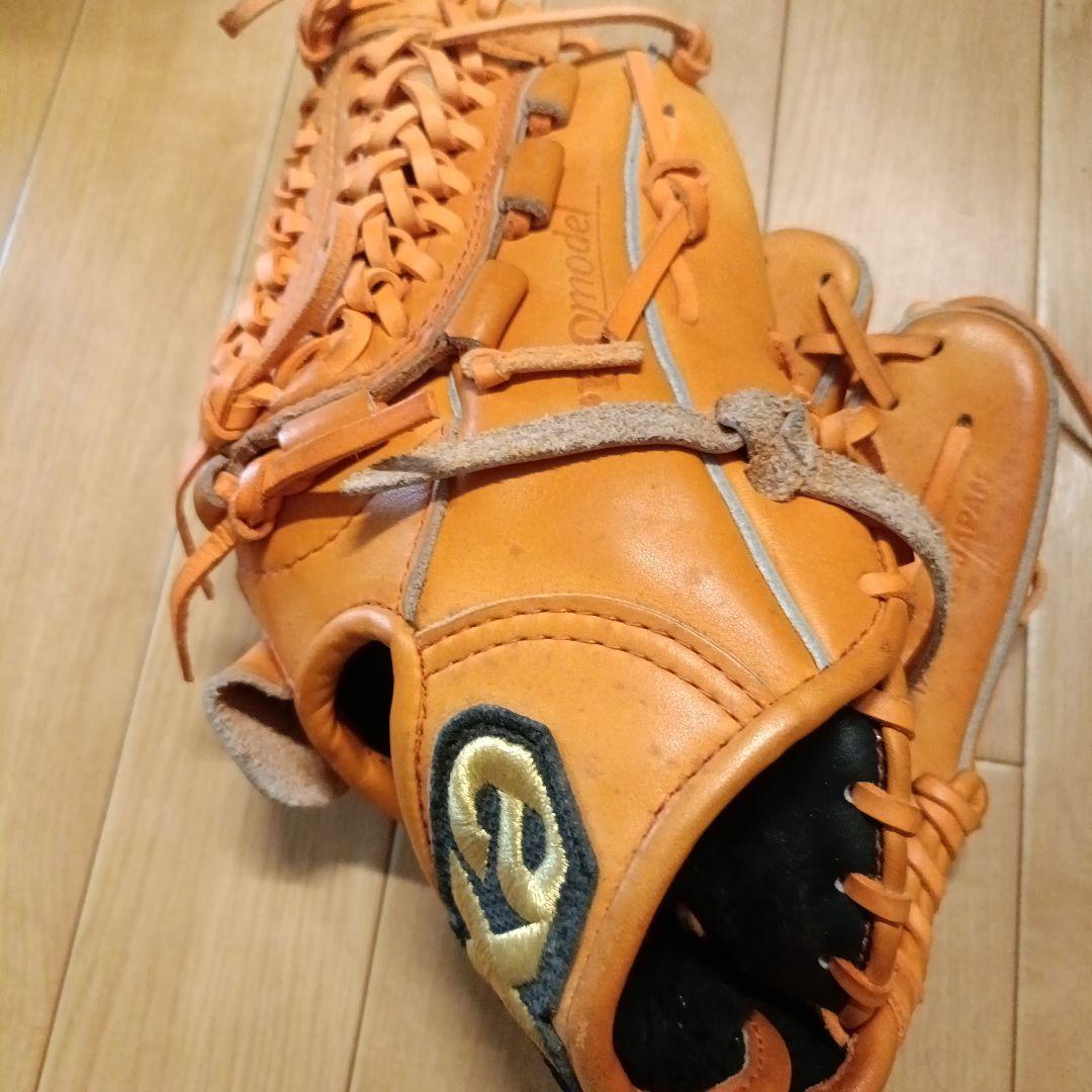 ザナックス藤川球児モデル プロX 右投げ用 グローブ オレンジ少年用
