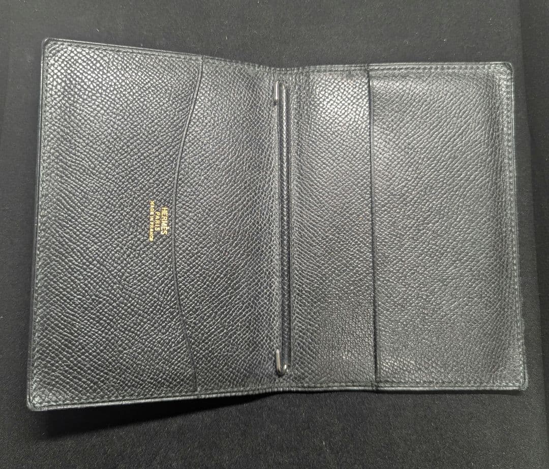 【HERMES】アジェンダGM 手帳ケース ブラック