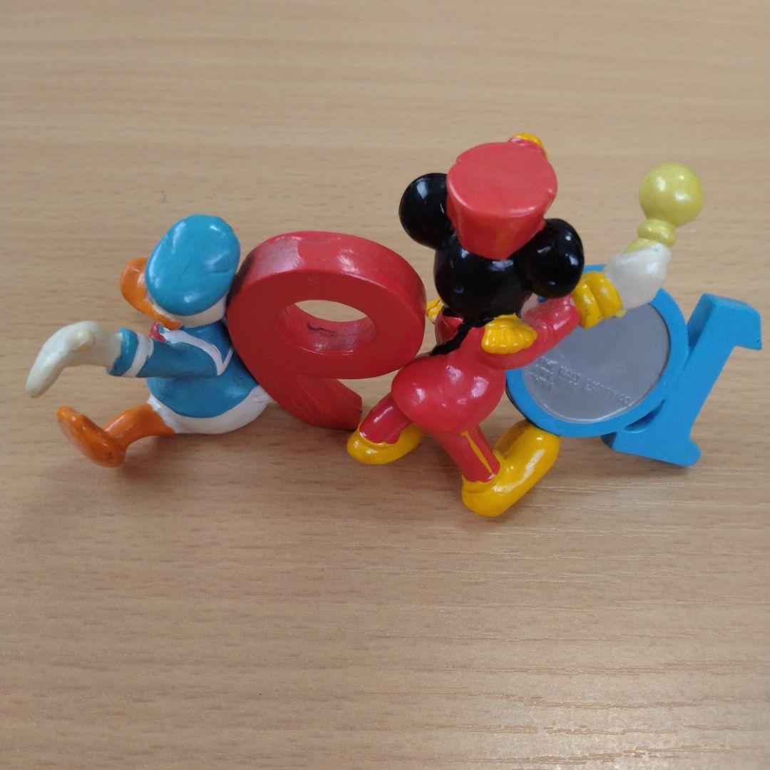 ディズニー仲間たち　数字フィギュア　ソフビ　レトロ　　レア