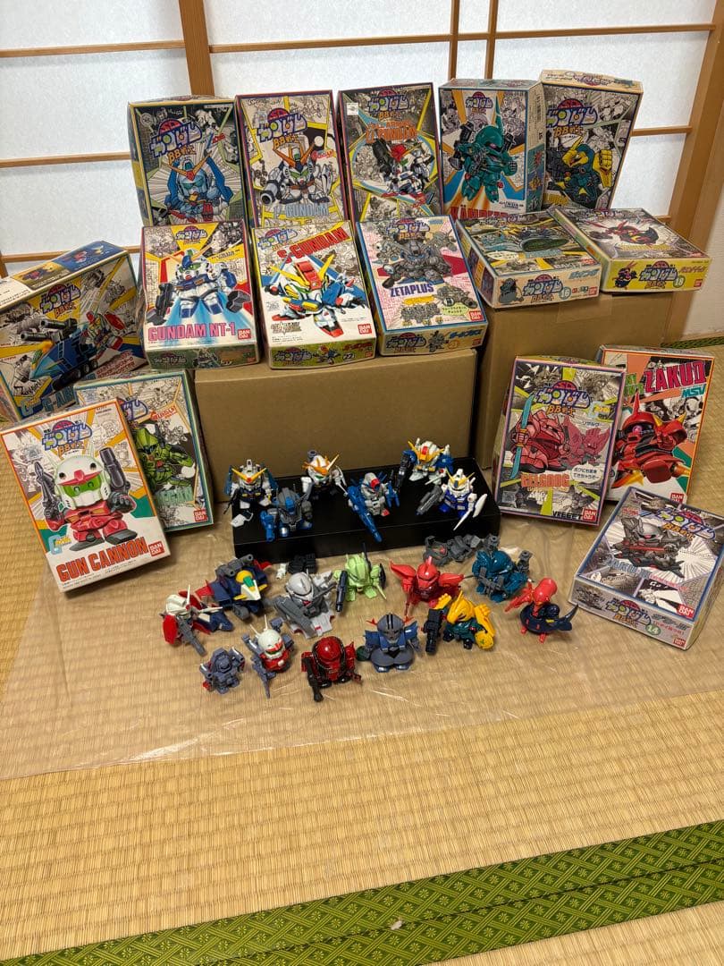 完成品 昭和BB戦士 SDガンダム 16体まとめ売り 箱、説明書、ランナー等あり