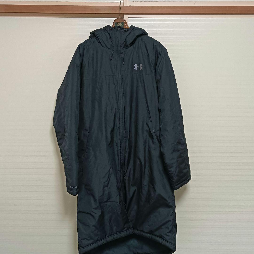 n*o様 XXL【美品】アンダーアーマー ベンチコート　コールドギア 黒