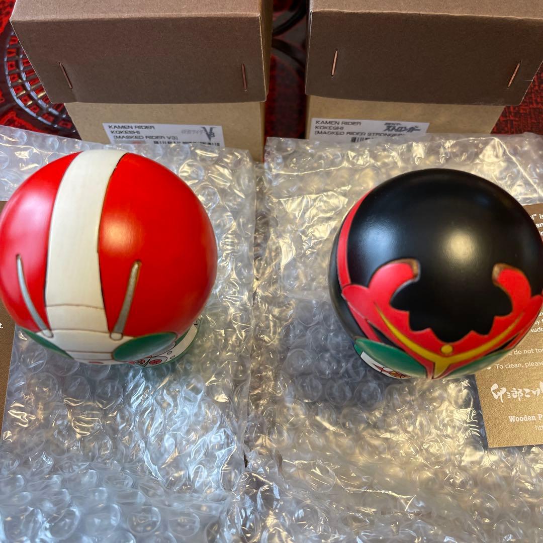 完売　卯三郎こけし　仮面ライダー　東映　特撮　石森プロ　ストロンガー　Ｖ３