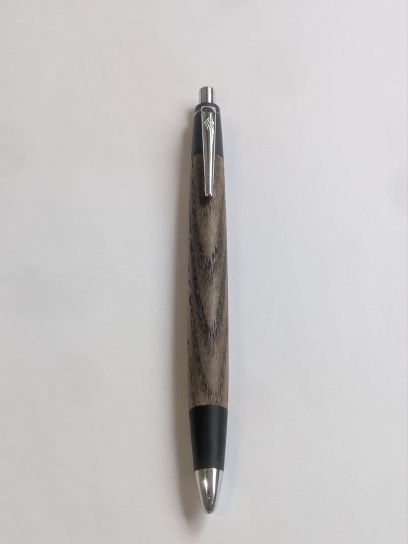 野原工芸　新型シャープペンシル　神代タモ　シルバー