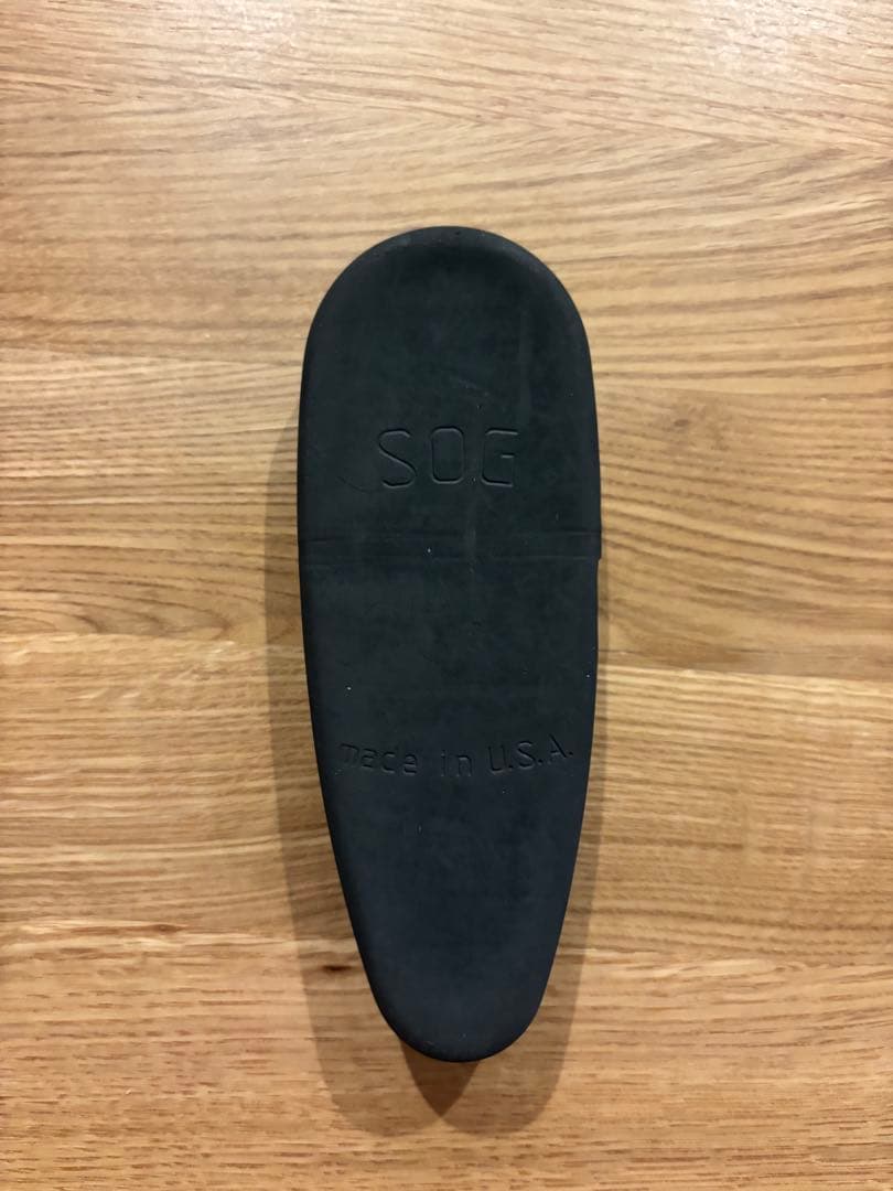 実SOG エアガン用バッドストックパッド黒