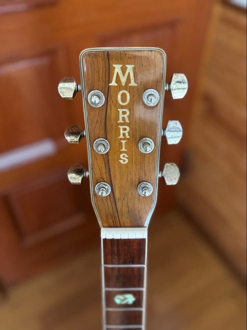 モーリスアコースティックギタージャパンヴィンテージハードケース付morris
