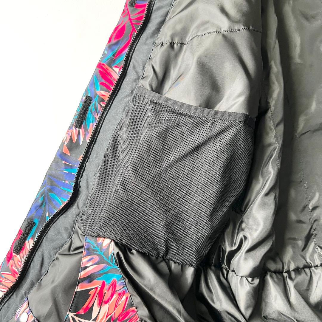 3250【美品】ROXY ジャケット 袖切替デザイン トロピカル　レディース