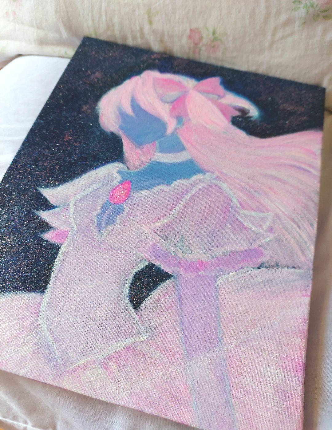 油絵 絵画 原画  『円環の理』 アルティメットまどか