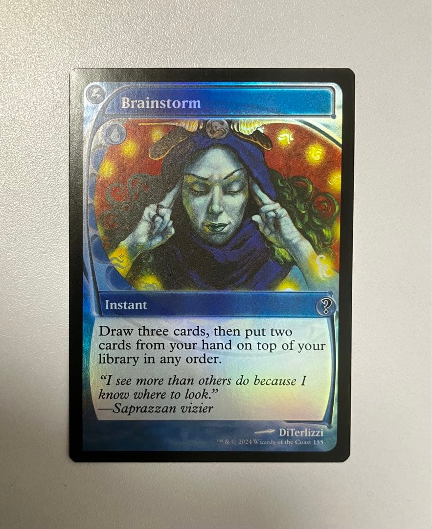 mtg　渦まく知識　未来予知枠 Foil　英語版　ミステリーブースター2 MB2