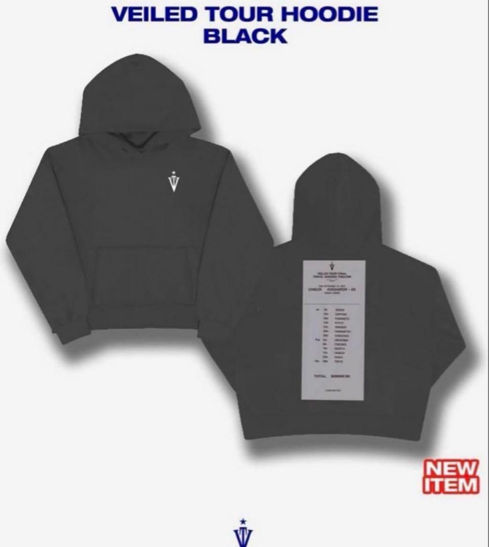 【新品】VEILED TOUR パーカーブラックM KEIJU