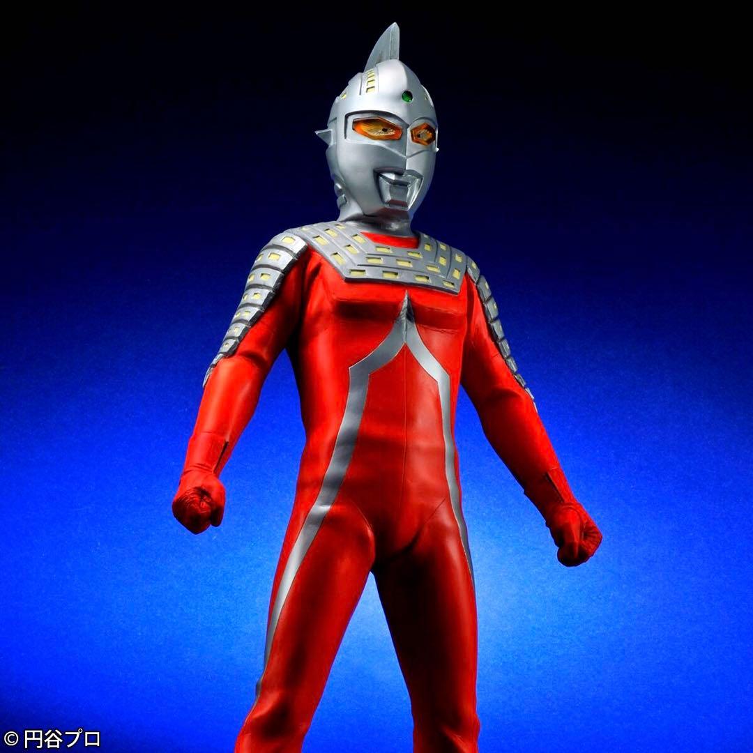 ギガンティックシリーズ　ウルトラセブン　少年リック　マルサン　ソフビ　発光ver