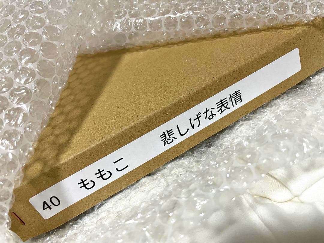 ももこ個展 「arpeggio」 悲しげな表情
