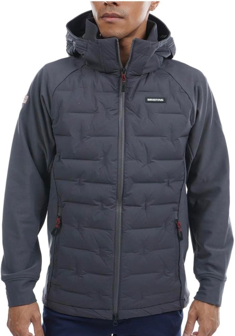 ブリーフィング MENS ハイブリッド ダウン パーカー BRG223M36