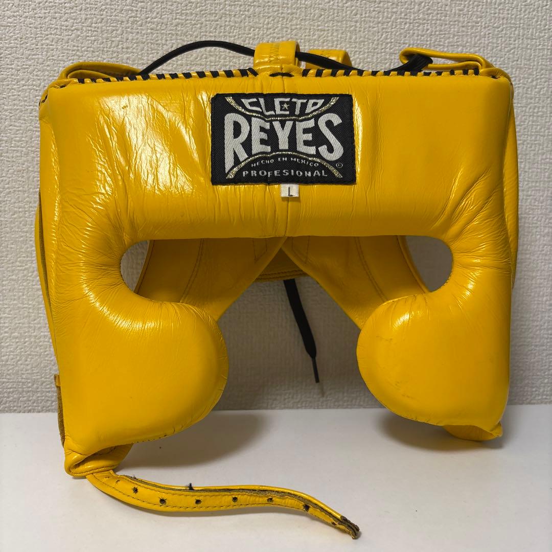 REYES製 レイジェス　フェースガード　イエロー　本皮