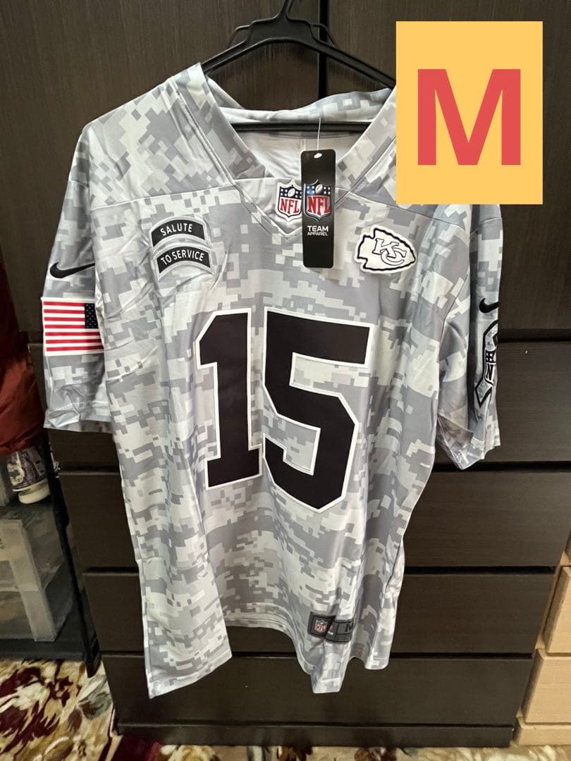 Kansas City Chiefs Mas 迷彩 ウニフォーム M