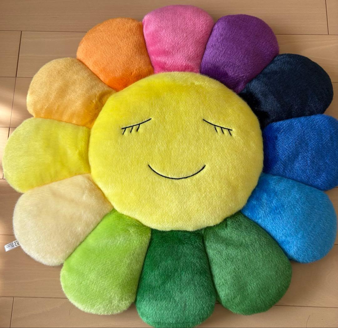 村上隆 カイカイキキ お花クッション(60cm)