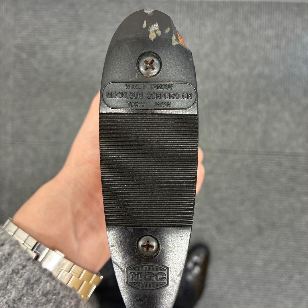 モデルガン　木製グリップ　2本セット