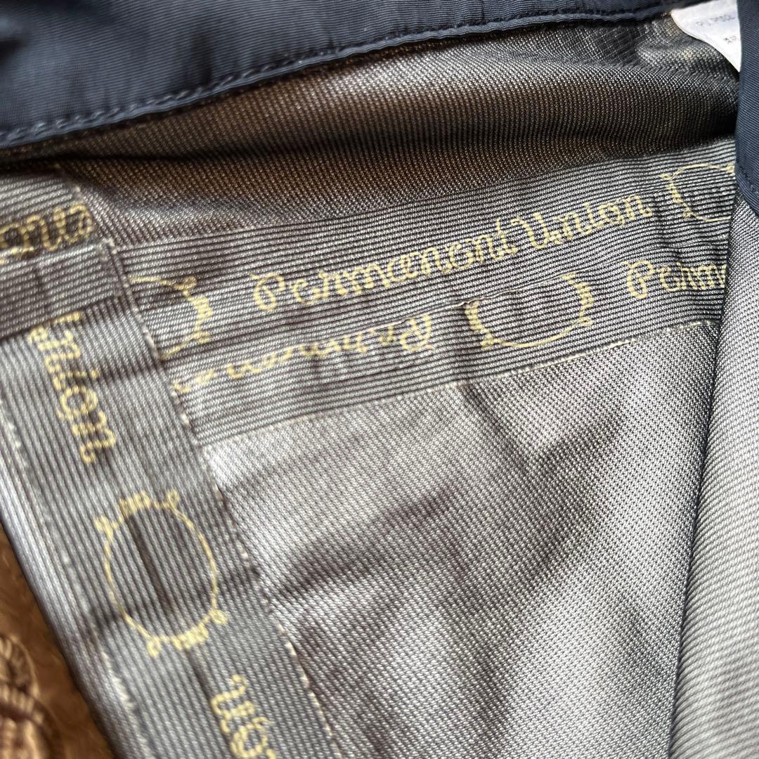 パーマネントユニオン　ビブパンツ　ネイビーオーバーオール スノーボードウェア