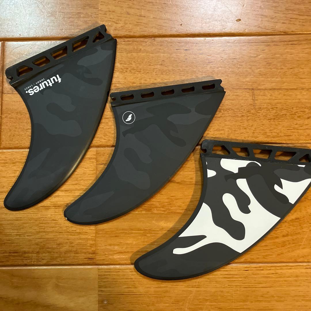 futures JORDY LARGE サーフボードフィン 3枚セット
