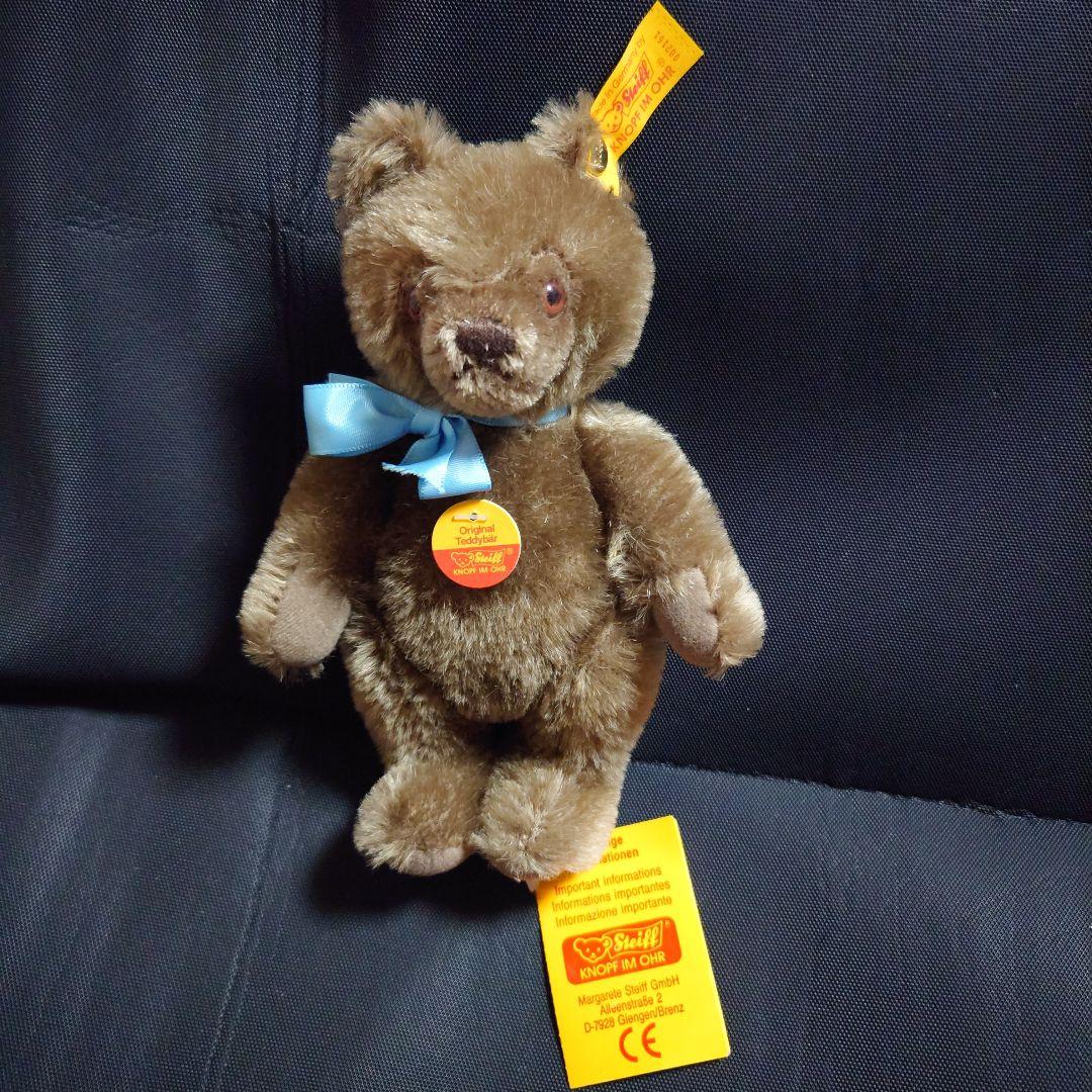 美品 vintage steiff シュタイフ テディベア ドイツ ブラウン