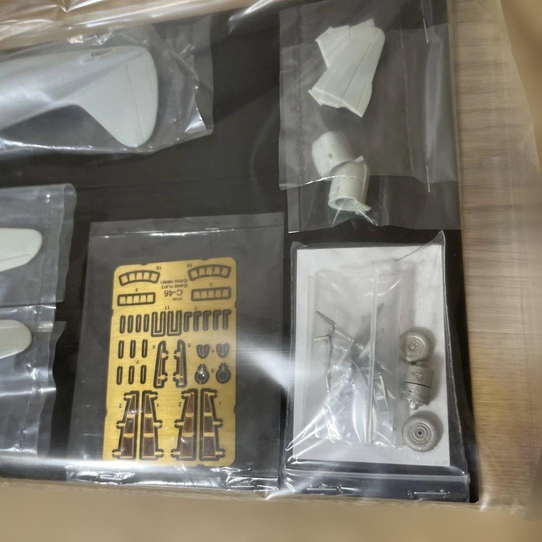 航空自衛隊C-46 AACS 飛行点検機 1/144PLATZ 未組立Ln488