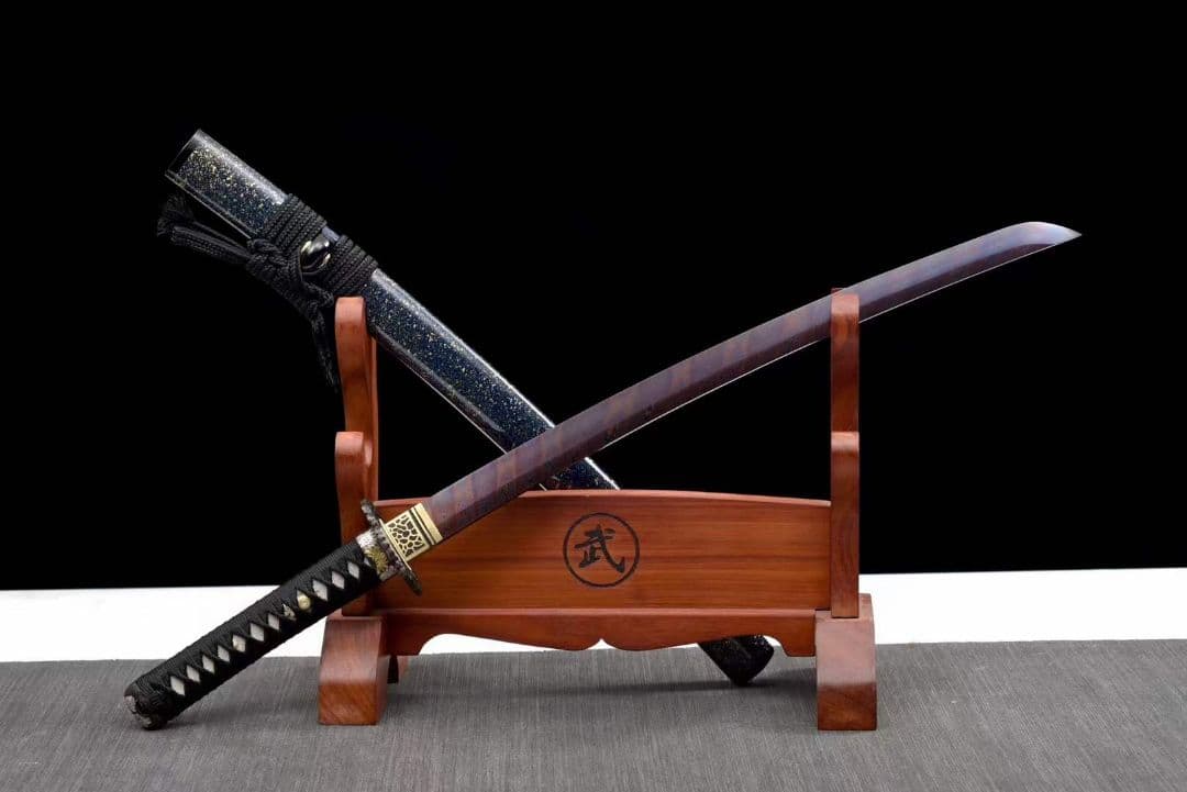 【赤みがかった月】武具　刀装具　日本刀　模造刀 居合刀