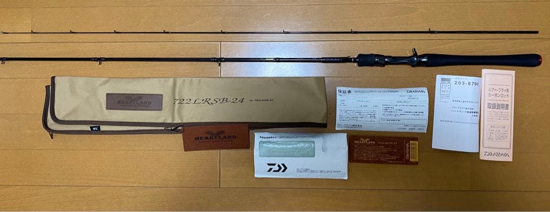 美品　ダイワ ハートランド HL 722LRSB-24