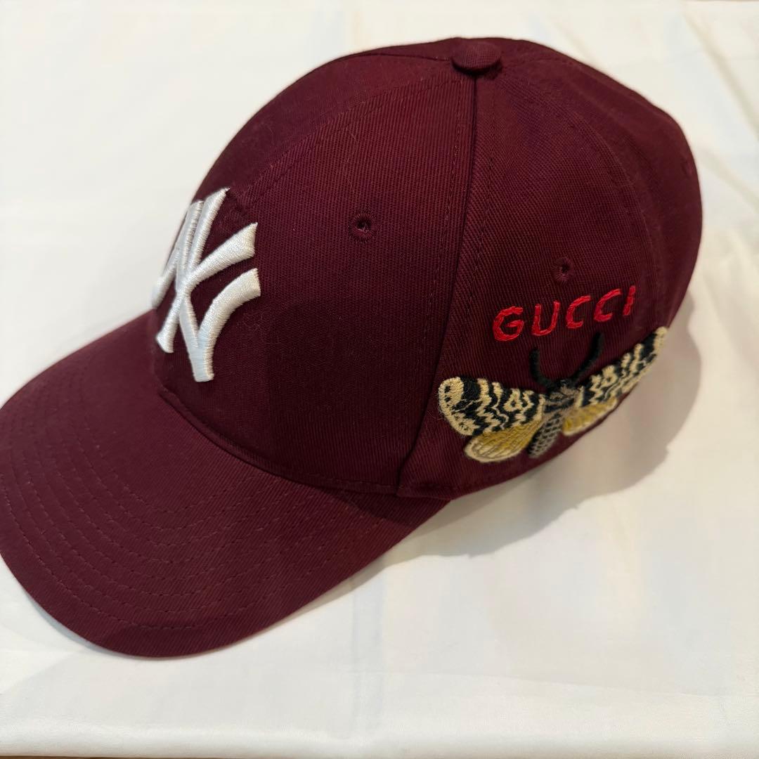 GUCCI × NYヤンキース キャップ
