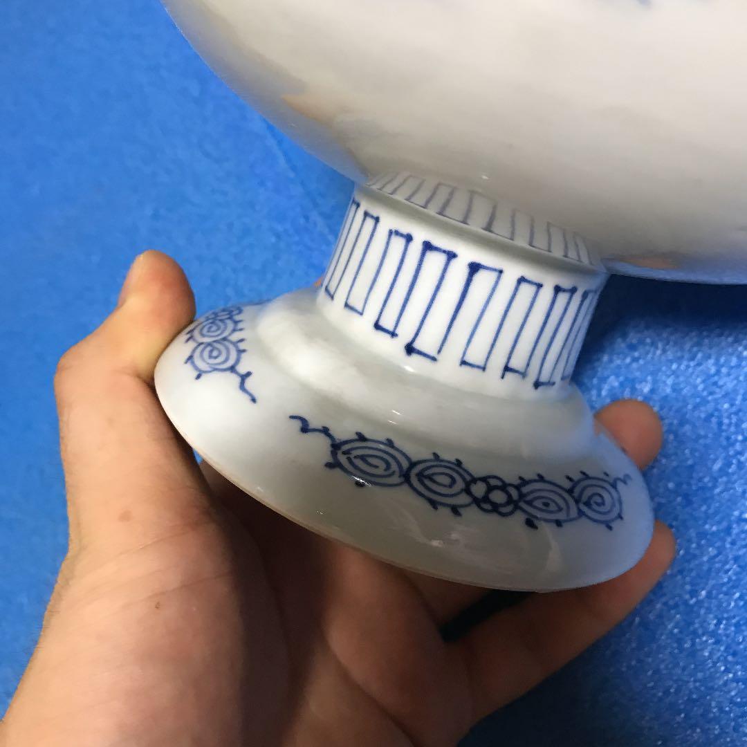 洗盃染付