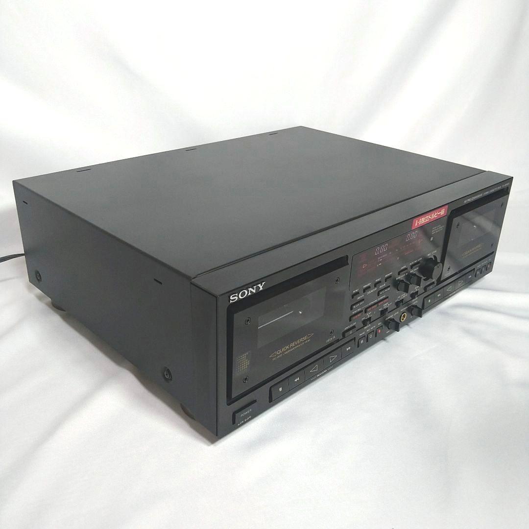 SONY TC-WR870オートリバースWカセットデッキ希少動作品+テープ他付