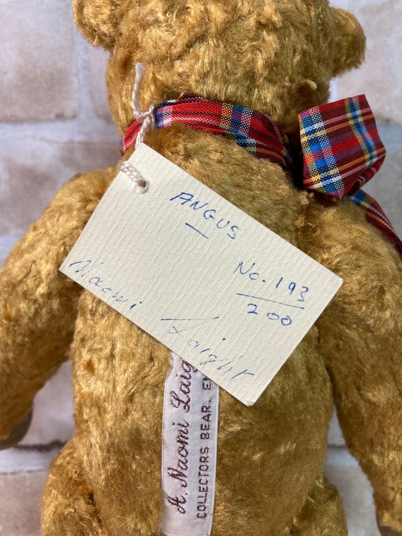 テディベア ナオミライト アンガス ANGUS ENGLAND 入手困難 超貴重