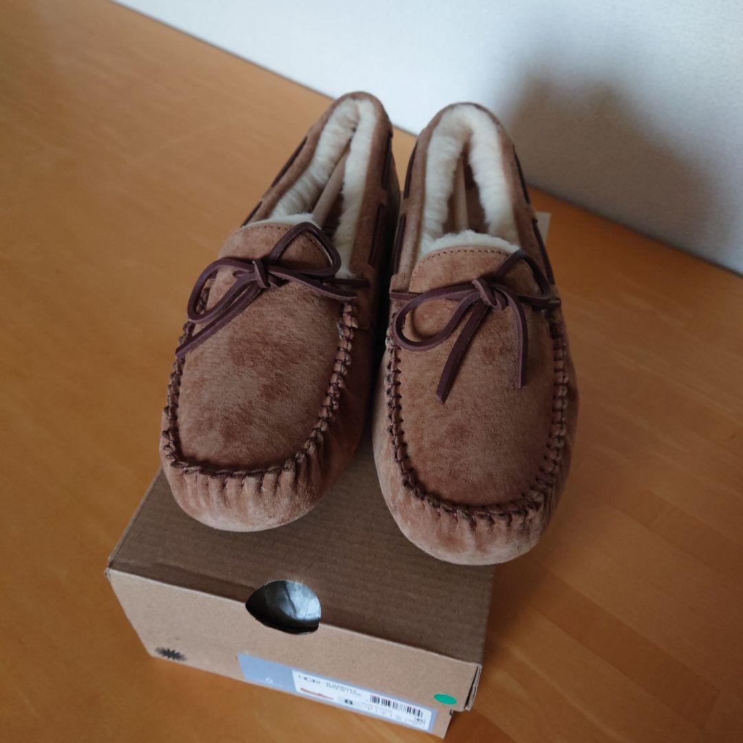 【未使用品】 ugg　アグ　ダコタ　モカシン　チェスナット　25cm　ローファー