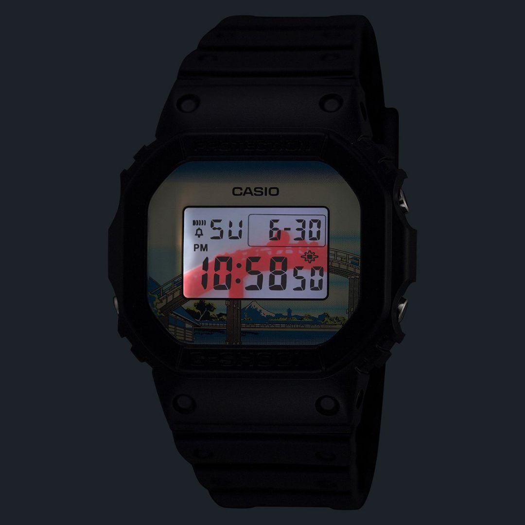 新品　DW-5600KHFM25-1JR　G-SHOCK　葛飾北斎　深川万年橋下