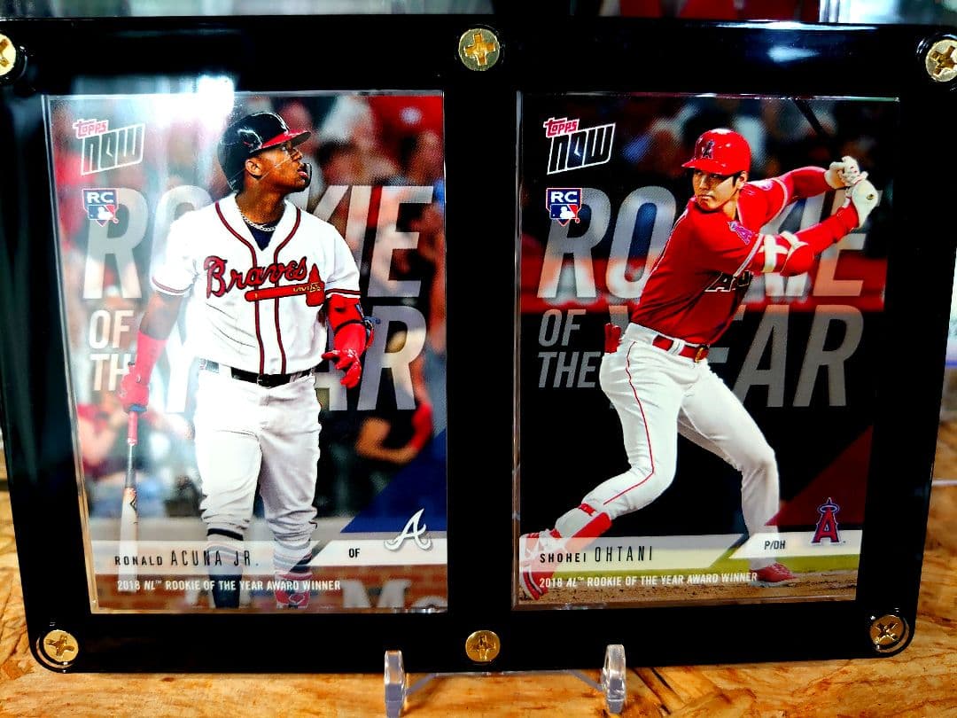 大谷翔平&アクーニャjr. topps now 2018年新人王 rookie