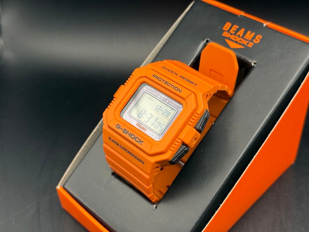 CASIO G-SHOCK BEAMS別注 G-5500BE 未使用 レスキュー