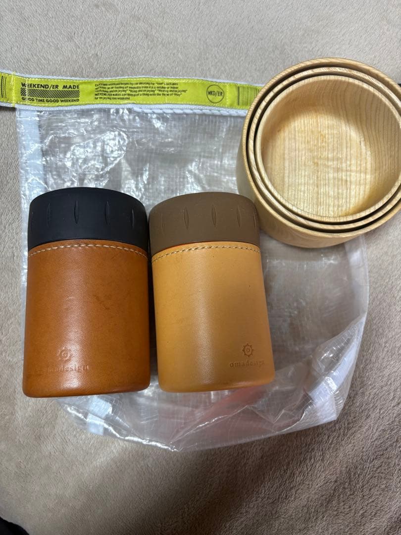 omadesign オマデザイン サーモス保冷 缶ホルダー&山のうつわ
