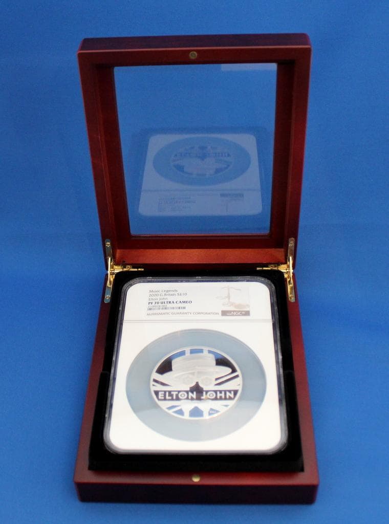 2020年ミュージックレジェンド エルトン ジョン 5oz NGC PF70UC
