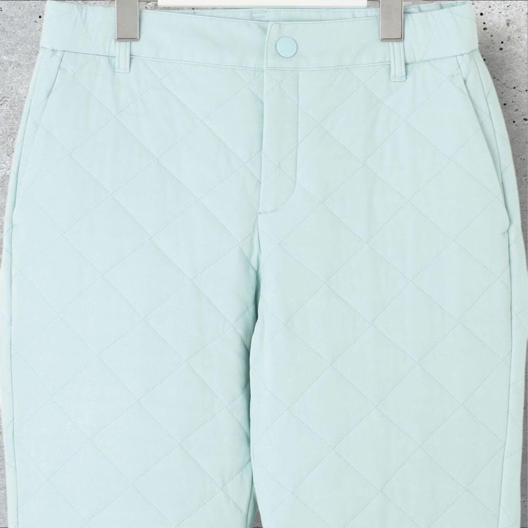 【新品未使用】23区ゴルフ L 高級ダイヤキルト 中綿ベーシックテーパードパンツ
