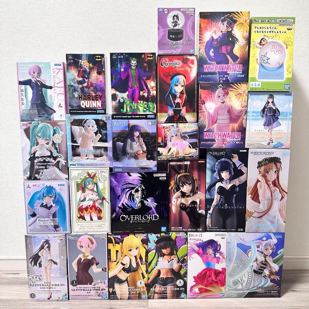 最新プライズフィギュア 25個セット セット販売　美少女　ジャンプ系②
