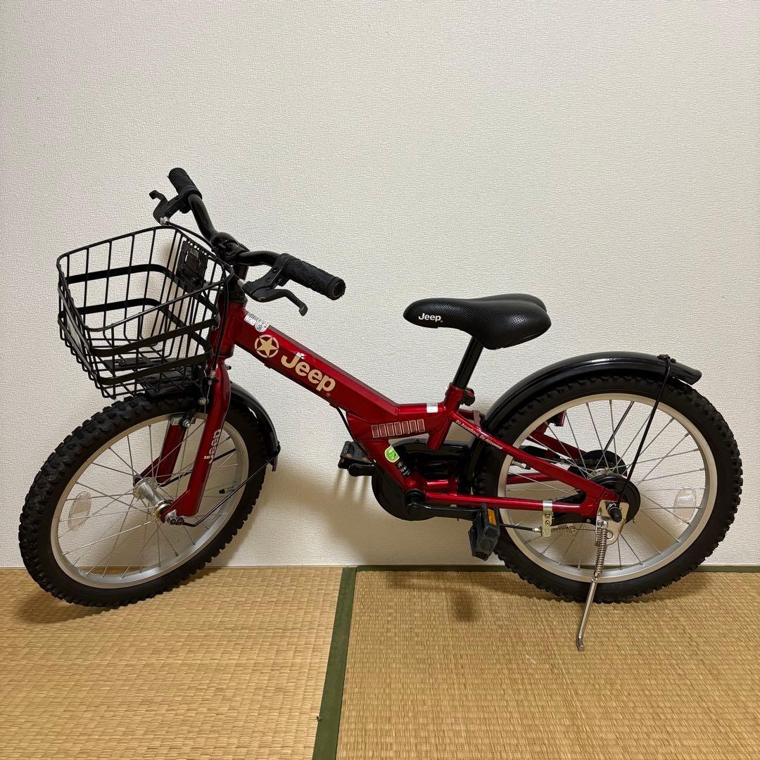 お値下げ！！『福岡』Jeep (ジープ) 子供用自転車 18インチ 赤