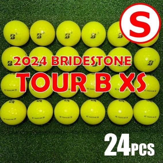 【S165】 ブリヂストンTOURBXS 黄 24年 ロストボール 24球