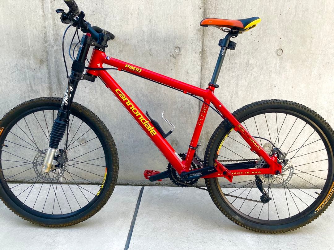 【美品希少】Viper Red Cannondale F800 Lefty