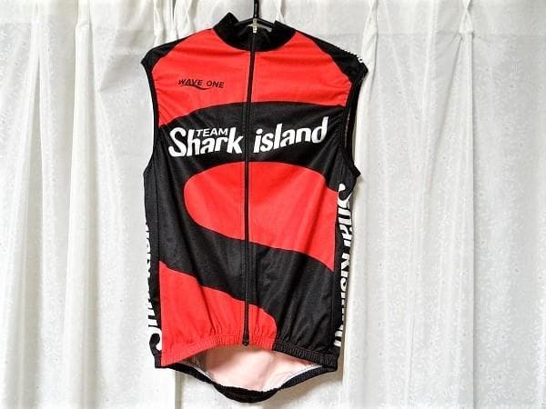 ウエイブワン TEAM Shark サイクルジャージ ノースリーブ