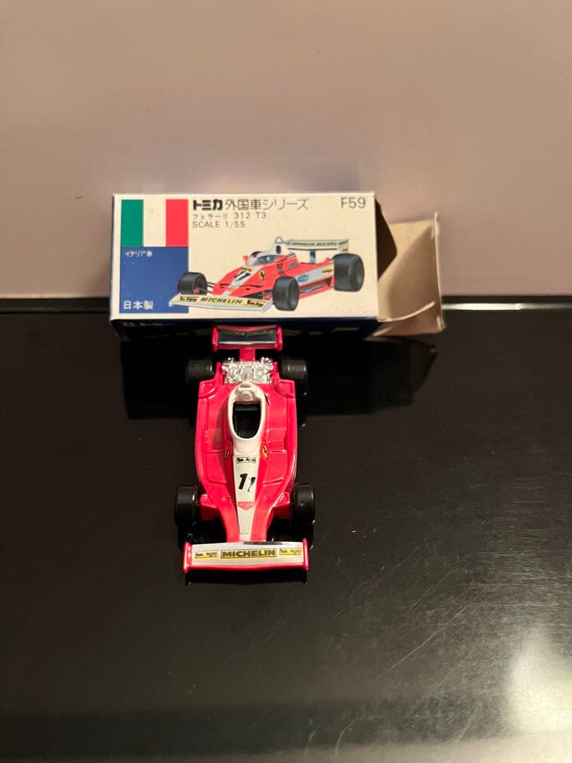 【未使用品】青箱トミカ 外国車シリーズ F59　フェラーリ 312 T3
