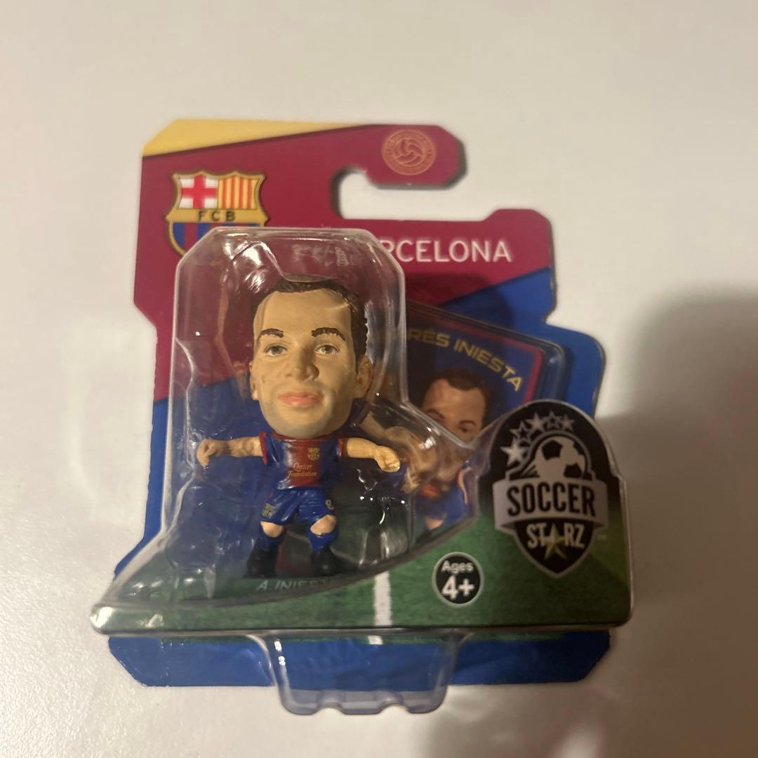 イニエスタ　バルセロナ　フィギュア　SOCCER STARZ
