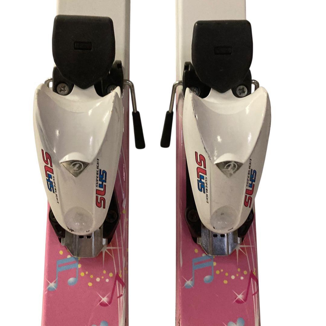 【メ01126-54】 KAZAMA キッズ用スキー板セット 136cm